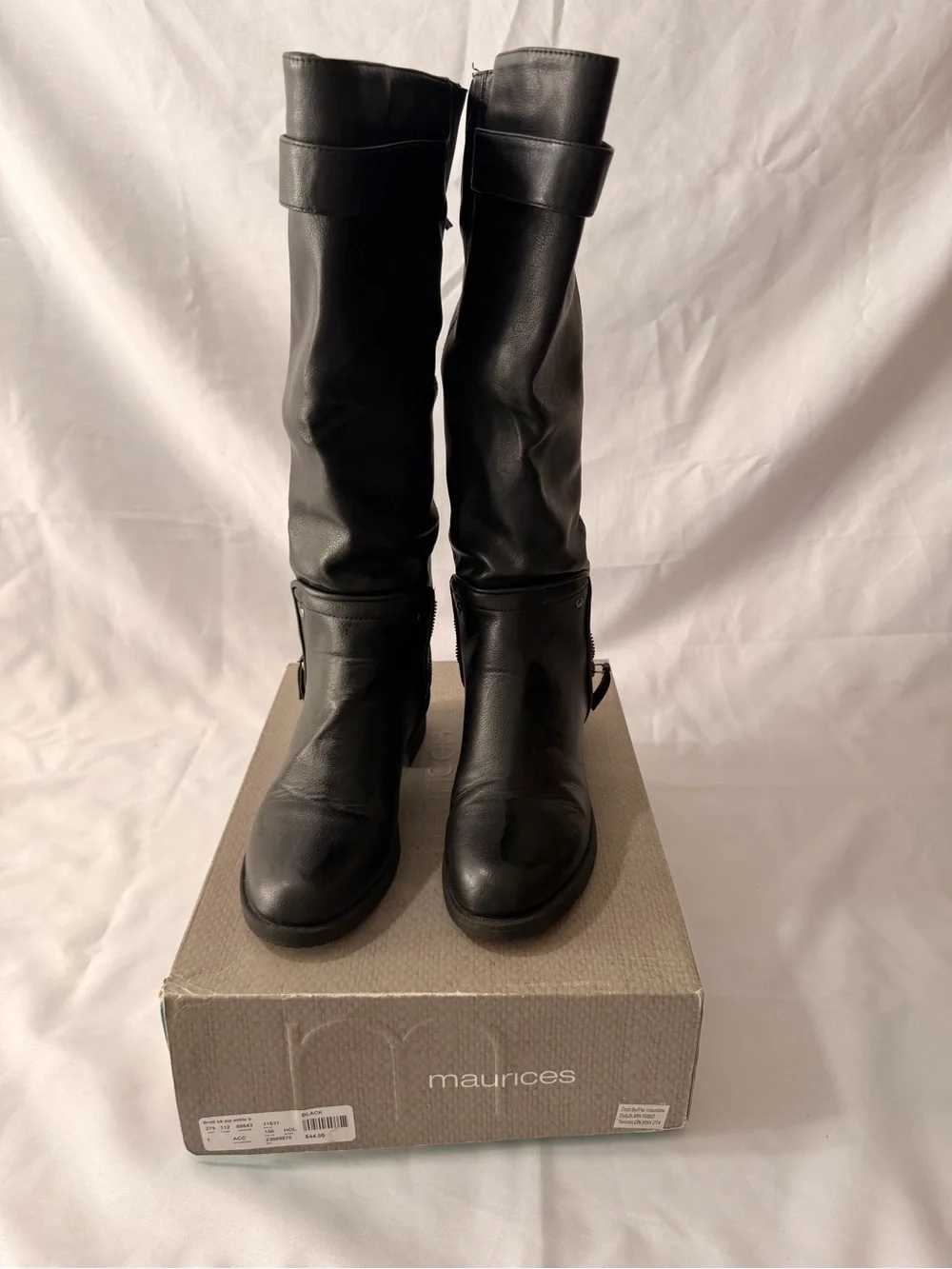 Maurices Black Over-the-Knee Riding Boots